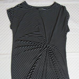 Kenneth Cole Reaction Black and White Striped Dress